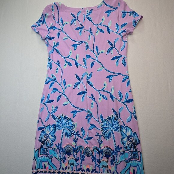 Lilly Pulitzer Women' Sophiletta Womens T-Shirt Short Sleeve Dress Small  Purple - Picture 7 of 14